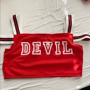 Devil Cheerleader costume